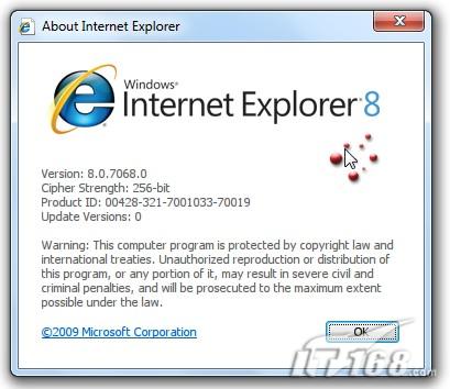 Windows 7内置的IE浏览器版本是?