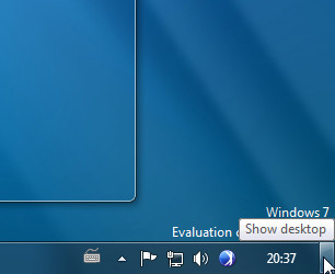 Windows 7中显示桌面有几种方法?